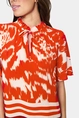 St. Tropez - Blouse korte mouw - Oranje - KhloeSZ Blouse - 30514031