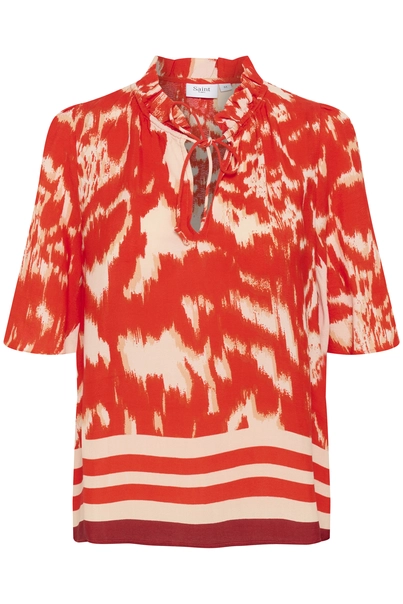 St. Tropez - Blouse korte mouw - Oranje - KhloeSZ Blouse - 30514031