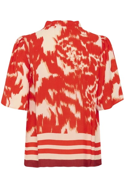 St. Tropez - Blouse korte mouw - Oranje - KhloeSZ Blouse - 30514031