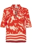 St. Tropez - Blouse korte mouw - Oranje - KhloeSZ Blouse - 30514031