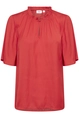 St.Tropez - Blouse korte mouw - Rood - BrianaSZ Flared Blouse