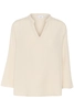 St. Tropez - Blouse lange mouw - Beige - KathaSZ Blouse - 30514113