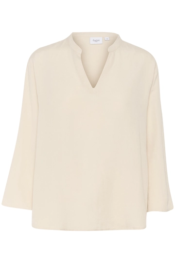 St. Tropez - Blouse lange mouw - Beige - KathaSZ Blouse - 30514113