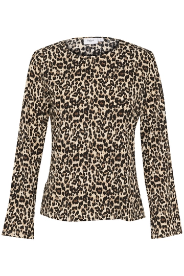 St.Tropez - Blouse lange mouw - Dierenprint - IlyssaSZ Blouse
