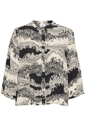 St.Tropez - Blouse lange mouw - Zwart - IselinSZ Blouse