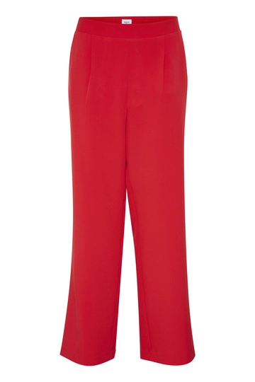 St.Tropez - Katoenen broek - Rood - CelestSZ Wide Leg Pants