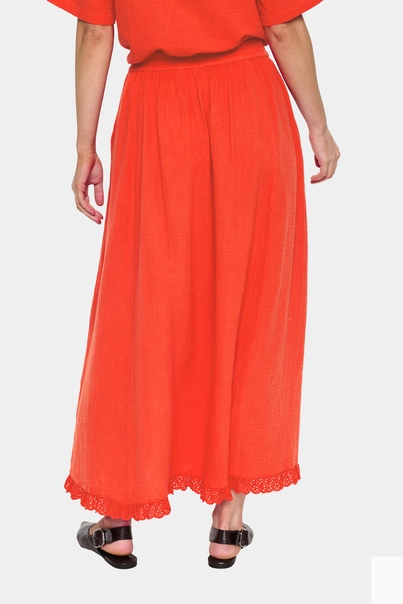 St. Tropez - Rok - Oranje - KatinaSZ Maxi Skirt - 30514111