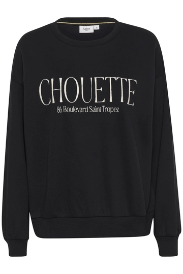 St.Tropez - Sweatshirt - Zwart - InezSZ Sweatshirt