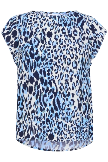 St.Tropez - T-shirt korte mouw - Blauw - BlancaSZ Adele SS Top