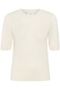 St.Tropez - Trui met ronde hals - Ecru - Karnasz puff pullover