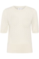 St.Tropez - Trui met ronde hals - Ecru - Karnasz puff pullover