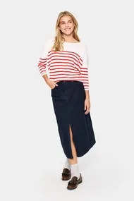 St.Tropez - Trui met ronde hals - Gestreepte print - MilaSZ R-neck St. Pullover