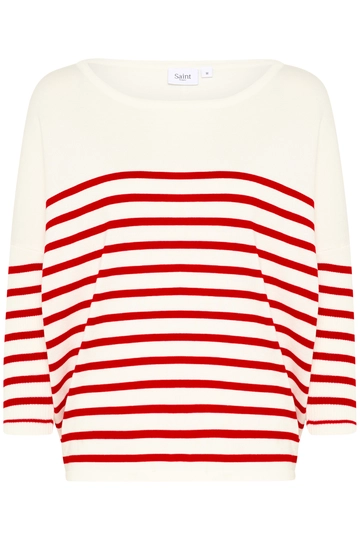 St.Tropez - Trui met ronde hals - Gestreepte print - MilaSZ R-neck St. Pullover