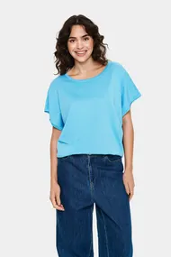St.Tropez - Trui met ronde hals - Lichtblauw - MilaSZ R-N SS Pullover