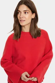 St.Tropez - Trui met ronde hals - Rood - InvaSZ Pullover