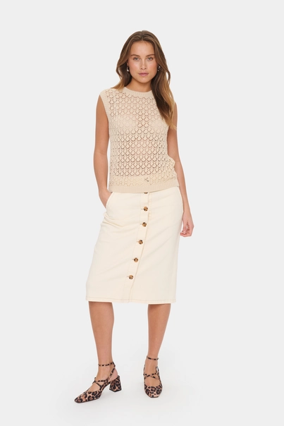 St. Tropez - Vest - Lichtgrijs - KarlinaSZ Vest - 30514073
