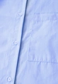 Street One - Blouse lange mouw - Lichtblauw - Chambray Shirtcollar blouse - 345800