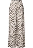 Street One - Jeans - Beige - Wide leg Crepe Viscose AOP HW - A379436