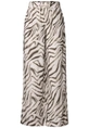 Street One - Jeans - Beige - Wide leg Crepe Viscose AOP HW - A379436