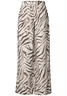 Street One - Jeans - Beige - Wide leg Crepe Viscose AOP HW - A379436