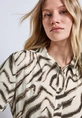 Street One - Jurk - Beige - Maxi Viscose Shirt Dress_AOP - A144565 Maxi Viscose Shirt Dress_AO