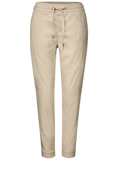 Street One - Katoenen broek - Beige - Bonny Summer Beng - A379201
