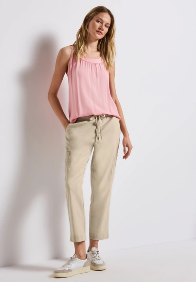Street One - Katoenen broek - Beige - Bonny Summer Beng - A379201