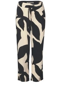 Street One - Katoenen broek - Donkergrijs - Style LTD QR Emee PRINT HW Wid