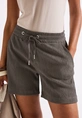 Street One - Korte broek - Bruin - Shorts Crinkle Crash HW - A379429