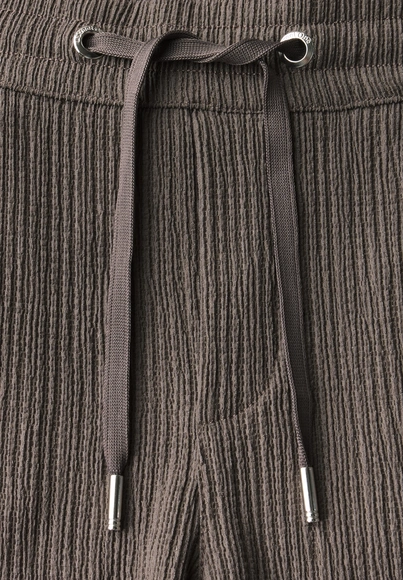 Street One - Korte broek - Bruin - Shorts Crinkle Crash HW - A379429