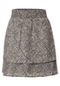 Street One - Rok - Bruin - Chiffon Skirt_AOP - A361748