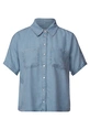 Street One - Spijkerblouse korte mouw - Vintage Denim - Denim-Blouse tencel - 345721