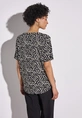 Street One - Spijkerblouse lange mouw - Zwart - LTD QR Splitneck blouse w turn