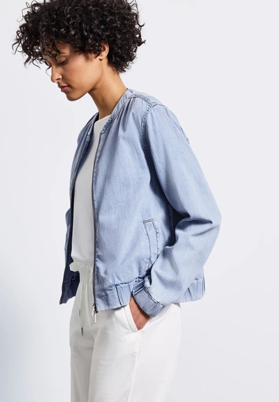 Street One - Spijkerjas - Gebleekte denim - Style Denim-Jacket Bomber - 212691