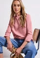 Street One - Sweater - Koraal - Crewneck solid - A303275