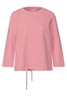 Street One - Sweater - Koraal - Crewneck solid - A303275