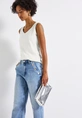 Street One - Tanktop - Ecru - Gania heart neckl - 323499