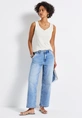 Street One - Tanktop - Ecru - Gania heart neckl - 323499