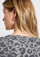 Street One - Trendy T-shirt korte mouw - Beige - LTD QR printed burn dessin - A323347