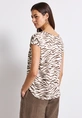 Street One - Trendy T-shirt korte mouw - Bruin - printed mat-mix shirt w.boat-n - A323569 printed ma
