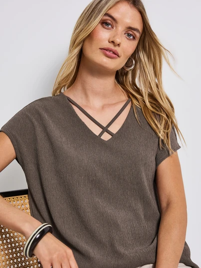 Structure shirt w.cross