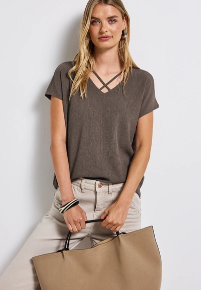 Structure shirt w.cross