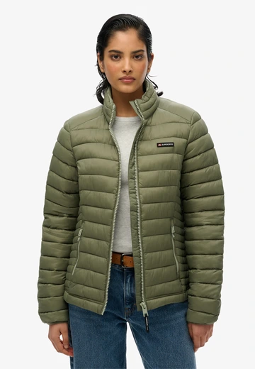Superdry - Damesjas - Olijfgroen - Fuji Lite Padded Jacket - W5011835A