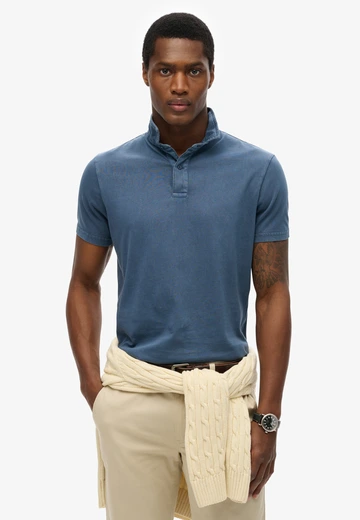 Superdry - Polo - Blauw - Essential Jersey Polo - M1110440A