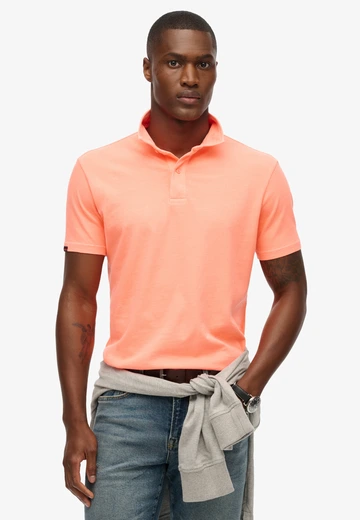 Superdry - Polo - Oranje - Essential Jersey Polo - M1110440A