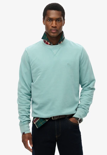 Superdry - Sweater lange mouw - Blauw - Classic Essential Sweatshirt - M2014174A