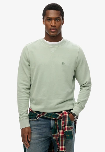 Superdry - Sweater lange mouw - Grijs - Classic Essential Sweatshirt - M2014174A