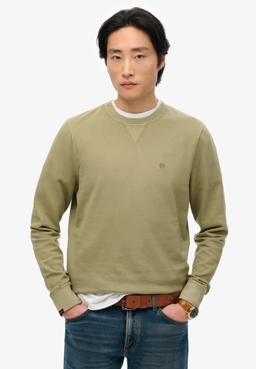 Superdry - Sweater lange mouw - Groen - Classic Essential Sweatshirt - M2014174A