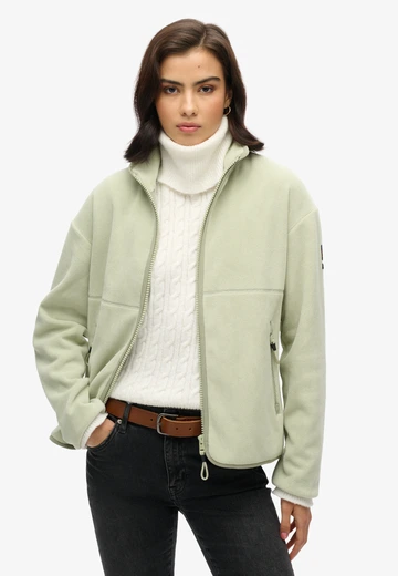 Superdry - Sweater vest - Lichtgroen - Active Full Zip Fleece - W2012338A