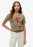 Superdry - T-shirt korte mouw - Groen - Vl Tokyo Relaxed Tee - W1011627A
